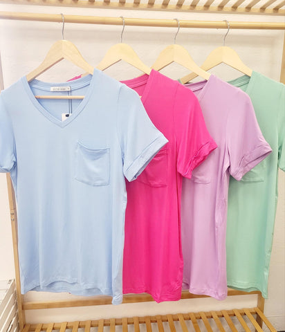 Favorite Spring Pocket Tees