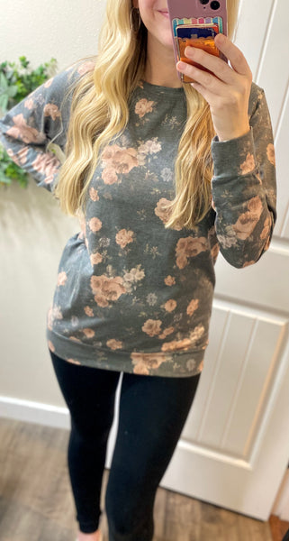 Floral Pullover