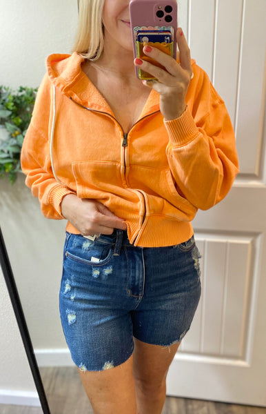 Judy Blue Tummy Control Lightly Distressed Shorts