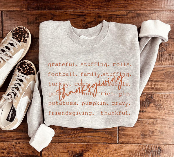 Preorder Words Sweatshirts