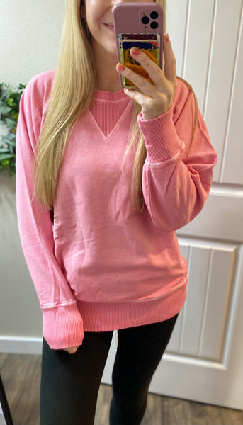 Spring French Terry Pullover