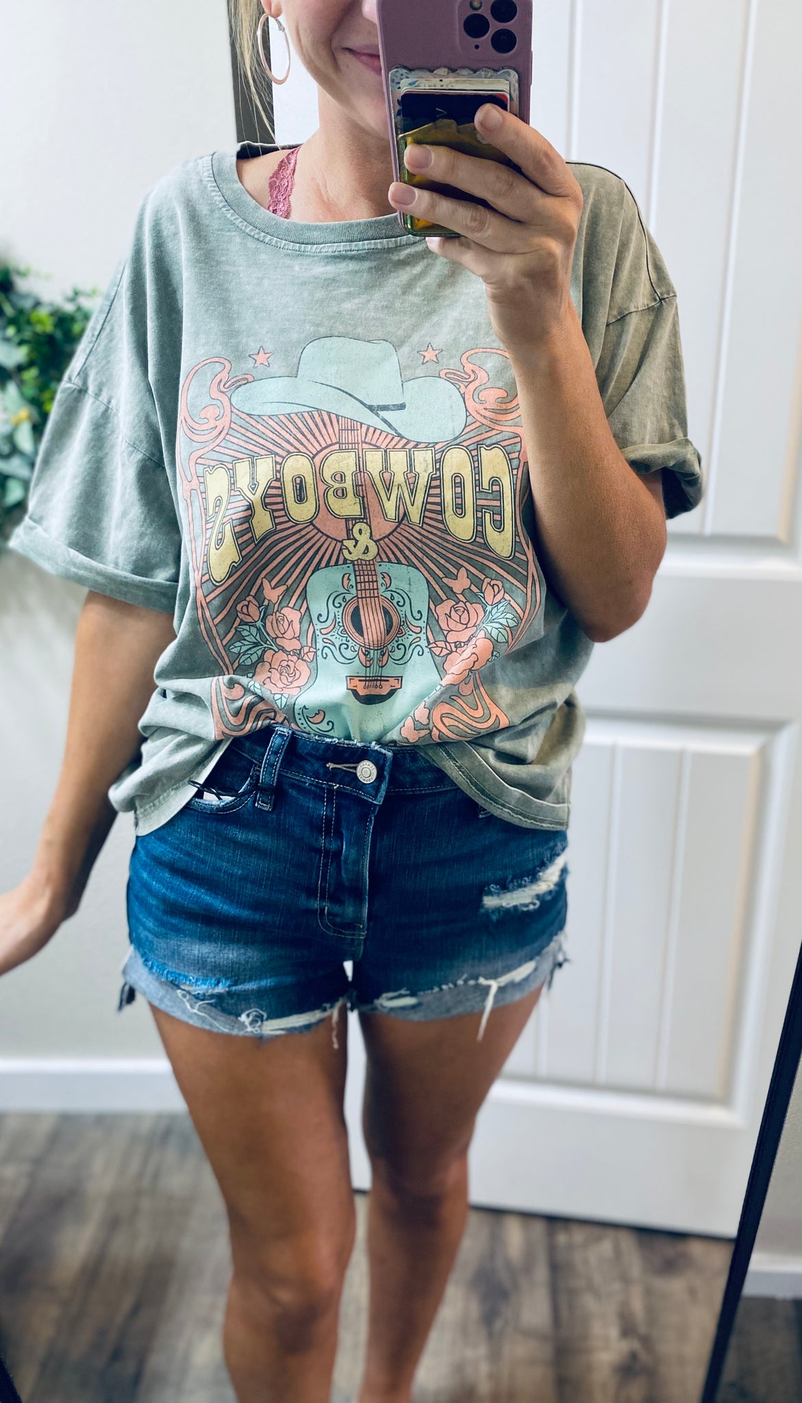 Midrise Cutoff Shorts