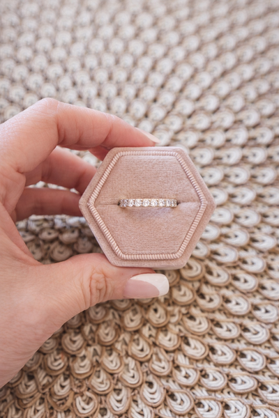 Forever Love Eternity Band- Gold