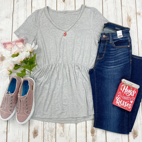 Ruffle Babydoll Top