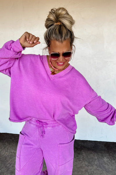 PREORDER Blakeley Faded Feels VNeck Pullover