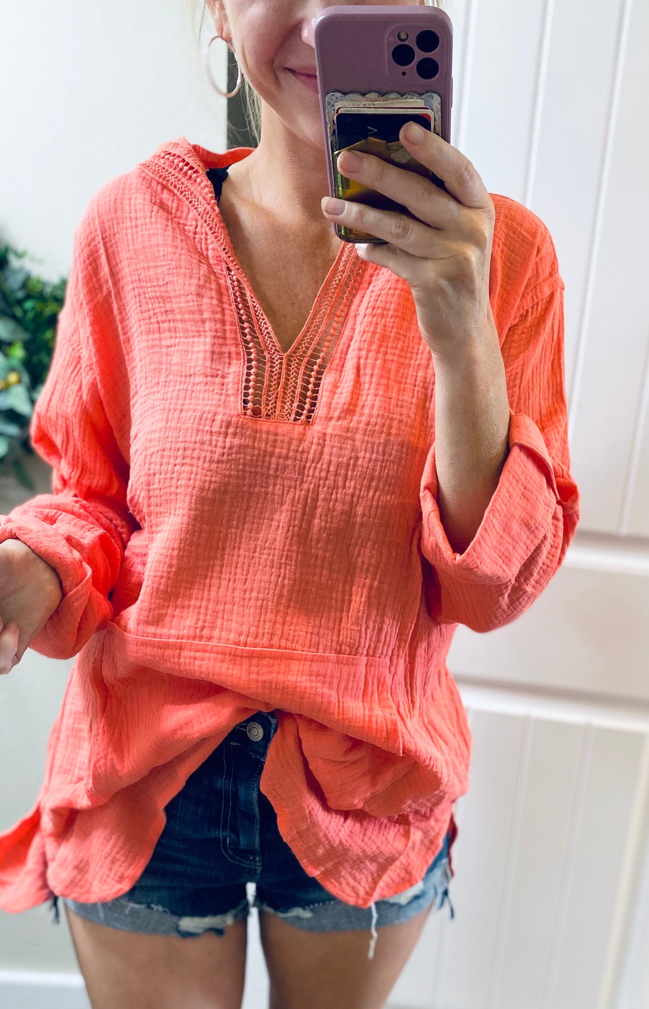 Coral Beach Pullover
