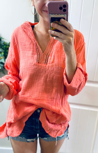 Coral Beach Pullover