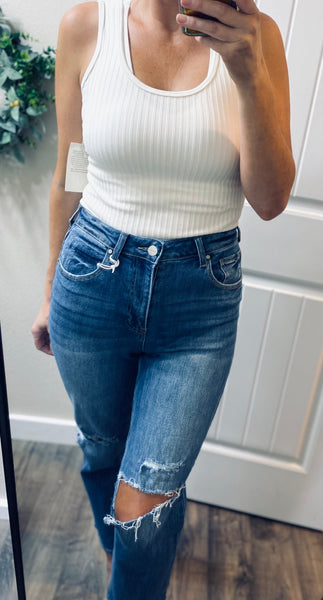 Risen Relaxed Fit Distressed Denim