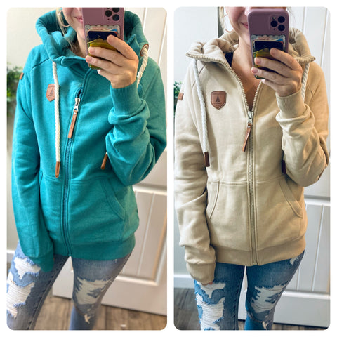 Wanakome Lake or Sand Full Zip Hoodie