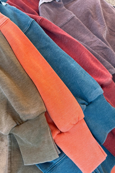 Blakeley Fall Exposed Seam Crew Pullovers