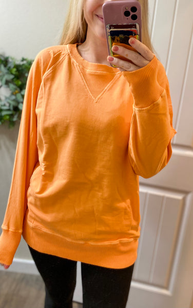 Spring French Terry Pullover