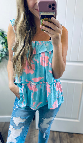 Pretty Appealing Ruffle Detail Tank