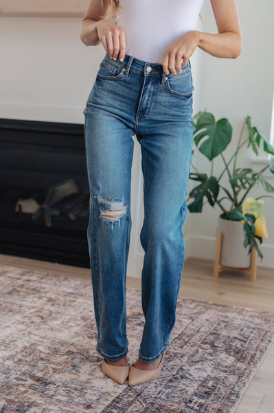 Judy Blue Tummy Control Straight Denim