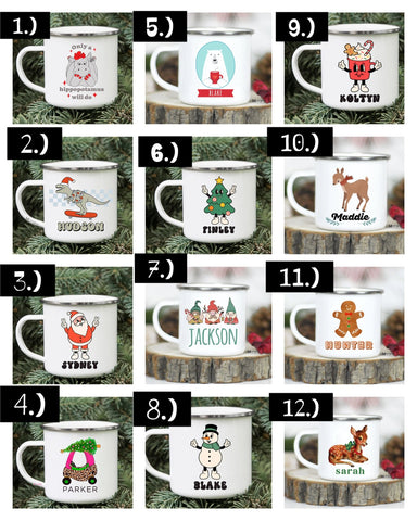 Preorder Personalized Holiday Mugs