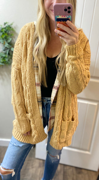 Plush Cable-Knit Cardigans