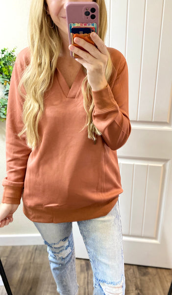 Luxe V Pullover