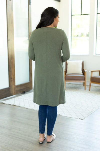 Long Button Cardigans