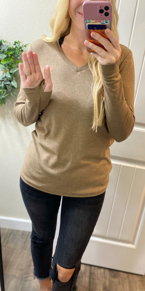 Thumbhole Long Sleeve Top