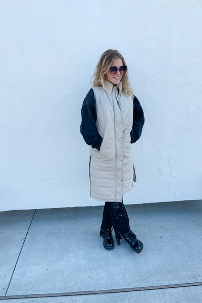 Long Puffer Vest