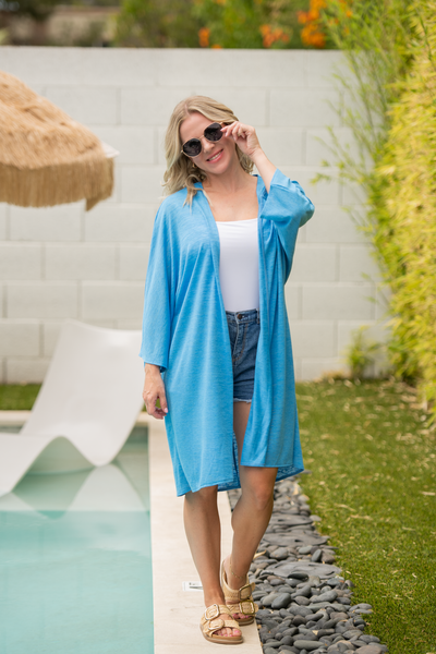 MM Coverup Kimono's (Blue, Coral, Lemon, Lilac)