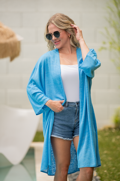 MM Coverup Kimono's (Blue, Coral, Lemon, Lilac)