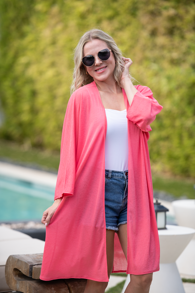 MM Coverup Kimono's (Blue, Coral, Lemon, Lilac)