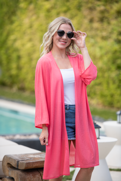 MM Coverup Kimono's (Blue, Coral, Lemon, Lilac)