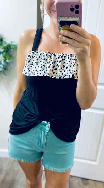 Polka Dot Detail Tank