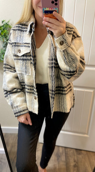 Black Plaid Jacket