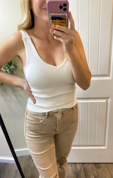 Ribbed Bra Tank