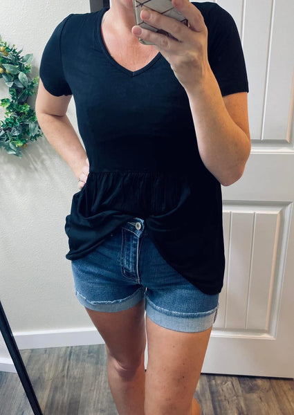 Ruffle Babydoll Top