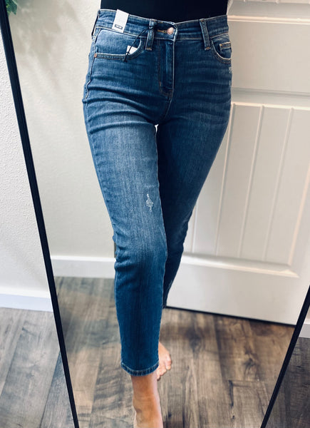 Judy Blue Relaxed Fit Cropped Denim