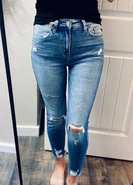 Midwash Distressed Kancan Denim