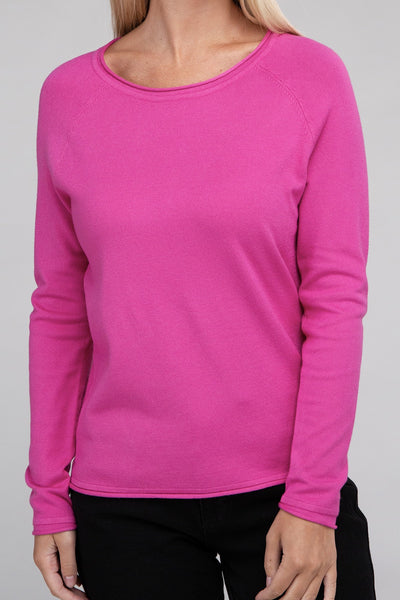 Viscose Round Neck Sweater