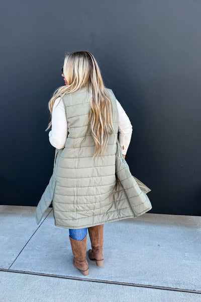 Long Puffer Vest
