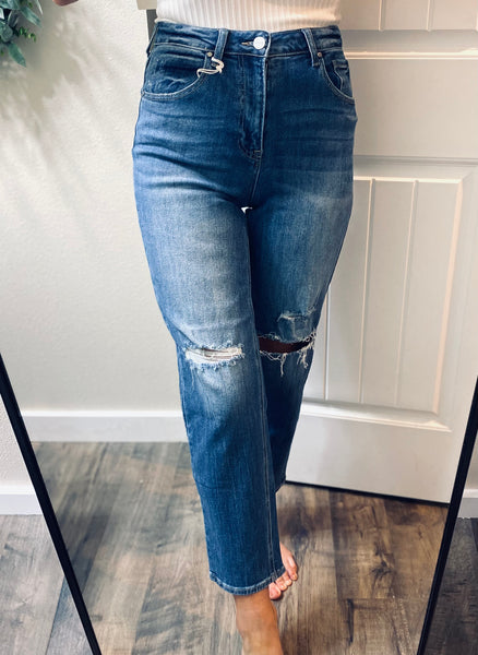 Risen Relaxed Fit Distressed Denim