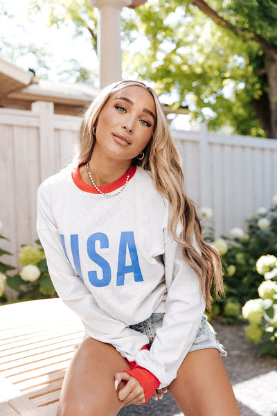 Ampersand USA Pullover