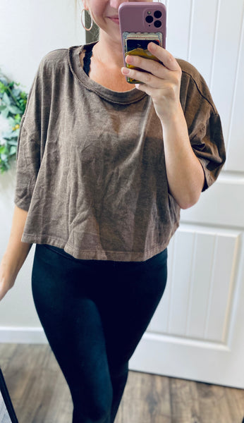 Can't Handle It Cropped T-Shirt