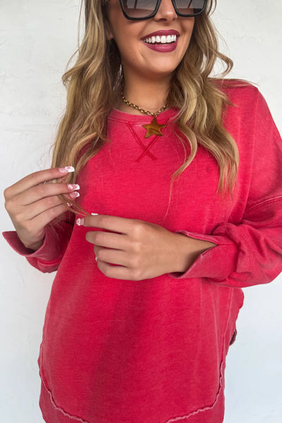 Preorder Washed High Low Sweatshirts
