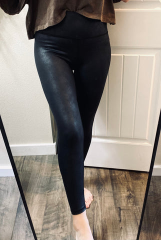 Foil High Waisted Leggings