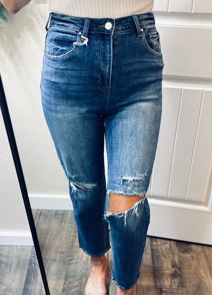 Risen Relaxed Fit Distressed Denim