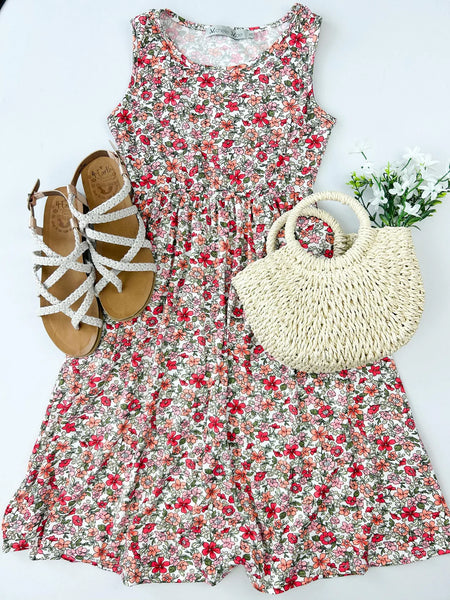 Floral Sleeveless Dresses