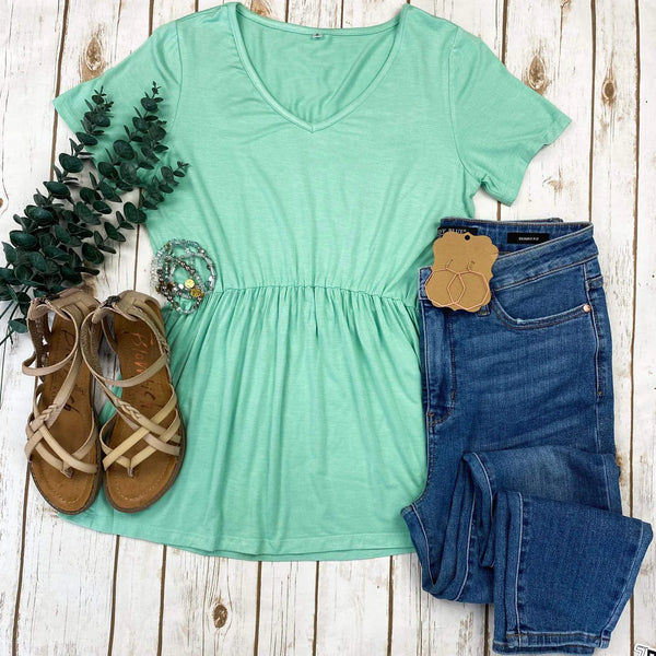 Ruffle Babydoll Top