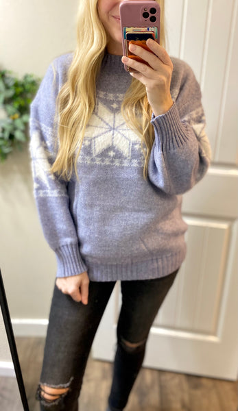 Winter Snowflake Sweater