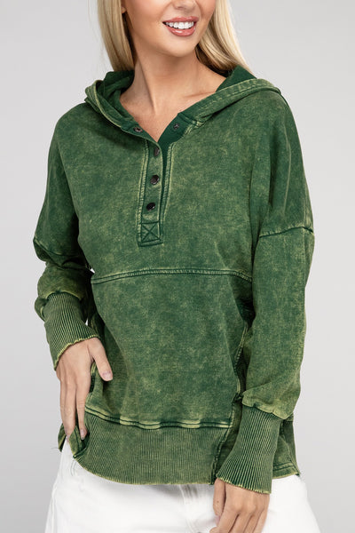 French Terry Snap Pullover (fg)