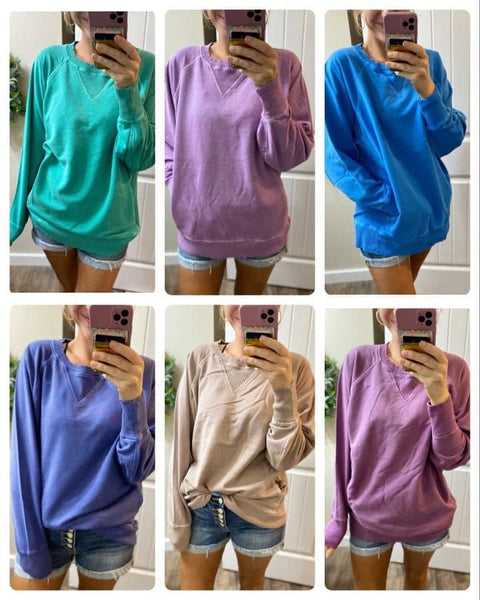 Spring Fav Terry Pullovers