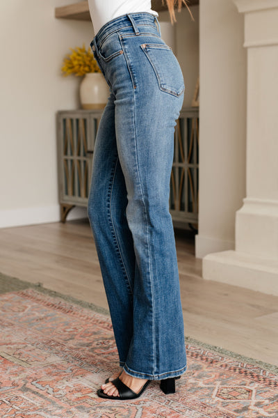 Judy Blue Mid Rise Vintage Bootcut Jeans