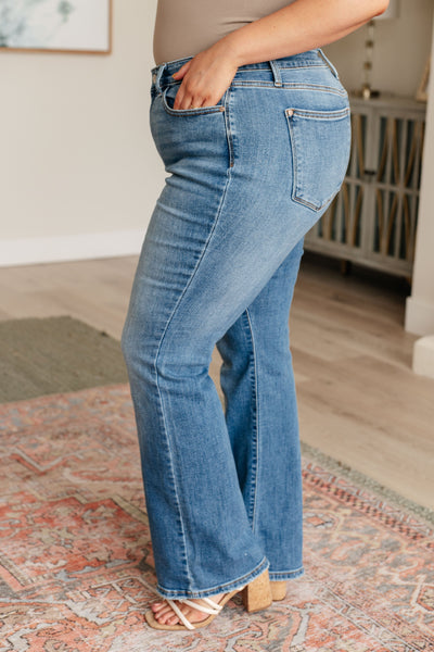 Judy Blue Mid Rise Vintage Bootcut Jeans