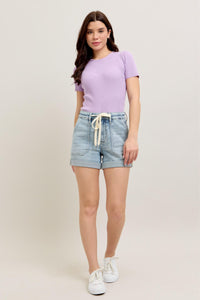 Judy Blue Lightwash or Darkwash Jogger Shorts