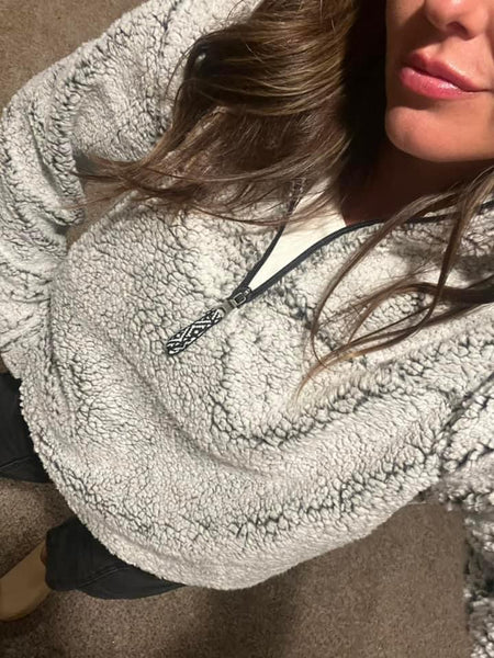 Preorder Teddy 1/4 Zip Sherpas